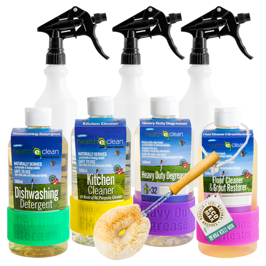 Environmentally Friendly, Non-toxic  Kitchen Cleaning Kit