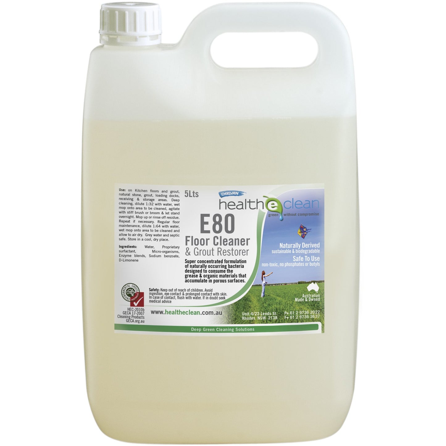 Floor Cleaner and Grout Restorer 5L